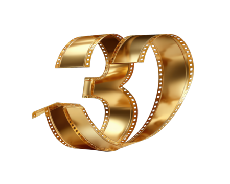 Gold film reel number 30