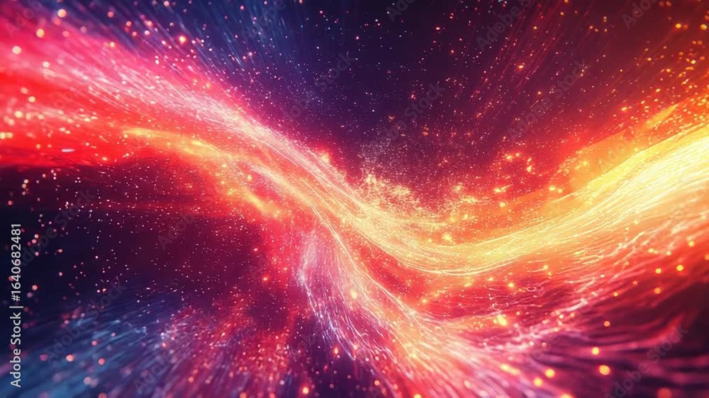 Canvas Prints abstract energy flowing through space and time