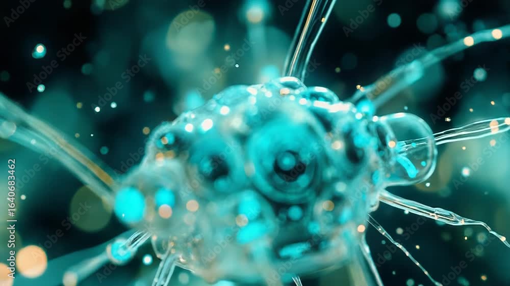Poster nanorobot exploring microscopic world with advanced technology