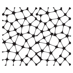 Fototapeta premium Abstract geometric polygon mesh pattern with organic shapes and modern minimal art style vector illustration design,