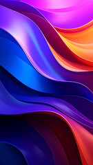 Chromatic Currents: A Symphony of Fluid Colour Waves Abstract Background