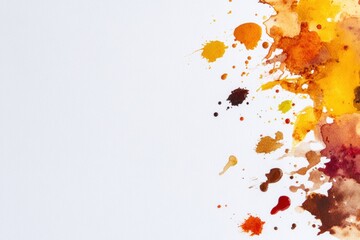 Artistic Paint Splatter: A vibrant splash of colors bursts across the image, a dynamic display of texture and form, suggesting an abstract aesthetic.
