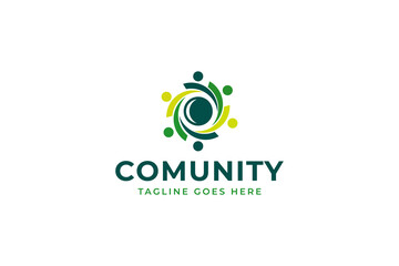 Portal dimension logo template for business company vector illustration.