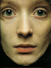 Illustrative Woman Face - Close Up
