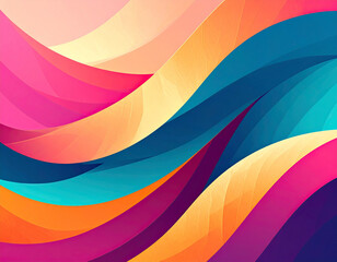 Chromatic Currents: A Symphony of Fluid Colour Waves
