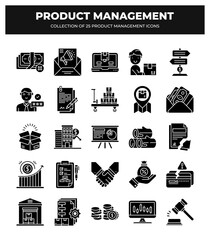 Product Management Icons: A Collection of 25 Essential Icons for Business
