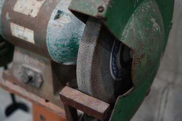 Bench grinder.