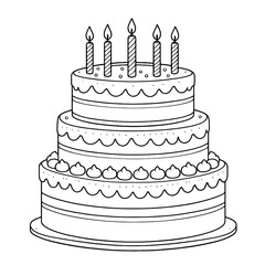 Intricate black and white line drawing of a bell