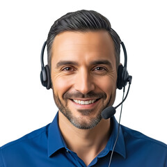 portrait of a smiling customer service representative