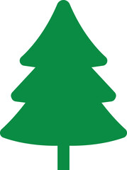 Christmas Tree icon.Pixel Perfect. For Mobile and Web. Contains such icons as Christmas Tree, Nature, Holiday, Christmas, Pine Tree, Winter.Vector illustration of pine silhouette.