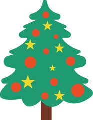 Christmas Tree icon.Pixel Perfect. For Mobile and Web. Contains such icons as Christmas Tree, Nature, Holiday, Christmas, Pine Tree, Winter.Vector illustration of pine silhouette.