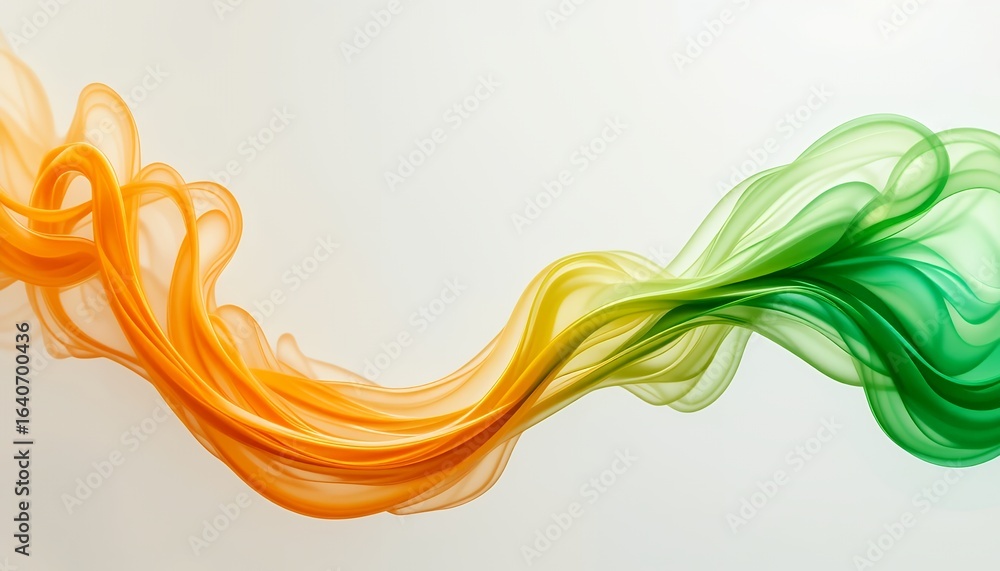 Poster abstract flowing colorful smoke waves blending seamlessly in dynamic motion artwork