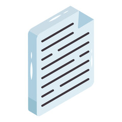 Editable design icon of file