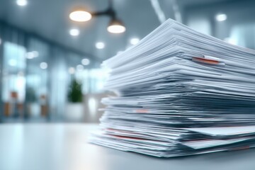 Tax deal compliance, audit documents and corporate paperwork for financial record keeping, regulatory filing and governance oversight in modern professional business office setting
