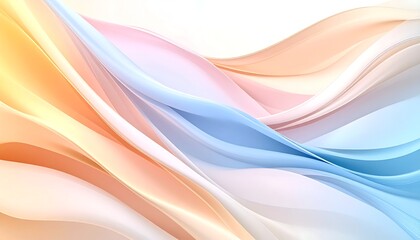 Abstract flowing fabric design