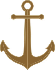 Simple anchor vector illustration