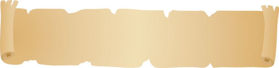 Old parchment paper banner