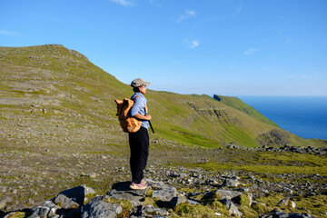 Exploring the stunning landscapes of the Faroe Islands with breathtaking views