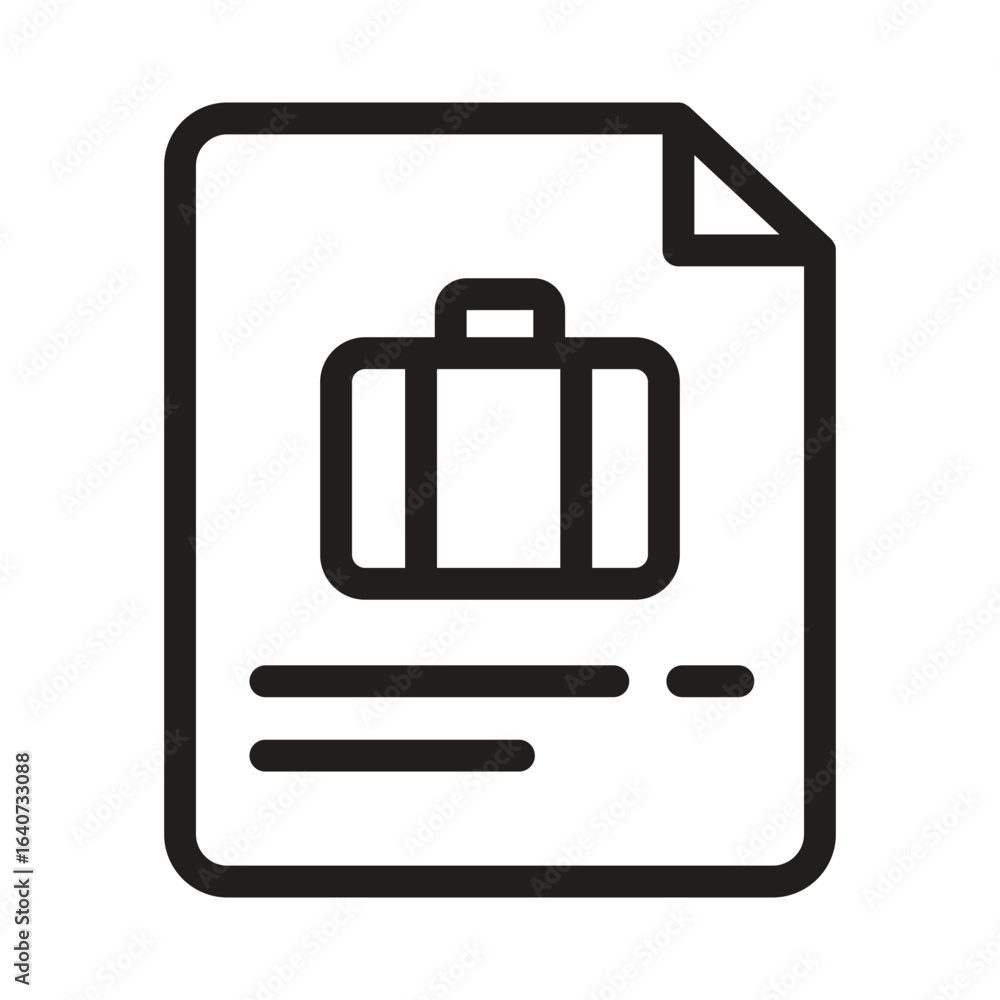Poster call center vector outline icon. eps 10 file
