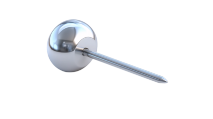 Sleek Metal Pin Design