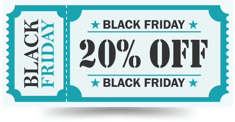 Black Friday 20% Off Coupon Discount Voucher Deal