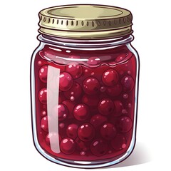 jar of berry jam