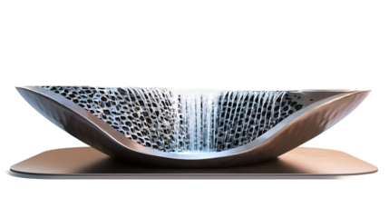 Elegant Outdoor Waterfall