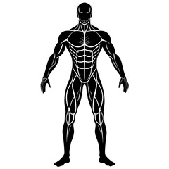 Fototapeta premium silhouette of the man