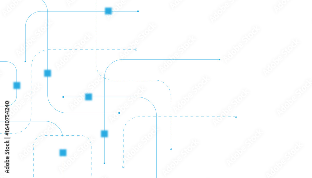 Poster abstract futuristic technology background. technology background with crossed lines and dots.