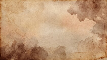 Aged, mottled paper texture with water damage