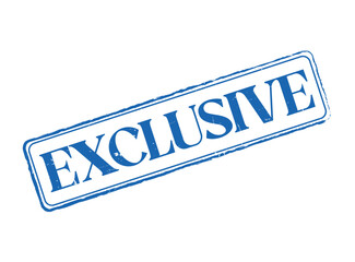 Exclusive Rubber Stamp Seal with an Outline and Text