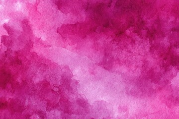Abstract watercolor wash in shades of fuchsia and pink