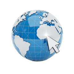 Naklejka premium global communication concept