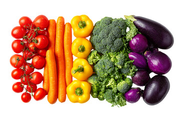 Fresh and Colorful Assortment of Vegetables Ready for Healthy Cooking and Nutritional Meal Preparation