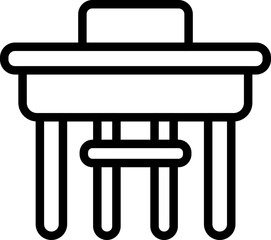 Back to School Education Elements Vector Icon