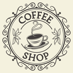 coffee cup stamp