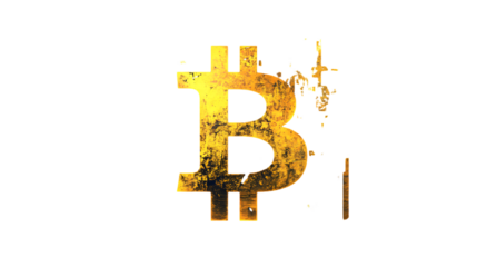 Cryptocurrency concept , Bitcoin. Crypto currency Gold Bitcoin