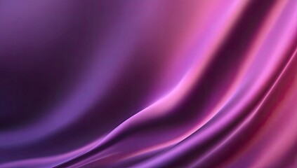 Fototapeta premium Abstract, flowing, purple-pink fabric. Soft, smooth drapes. Gradient colors
