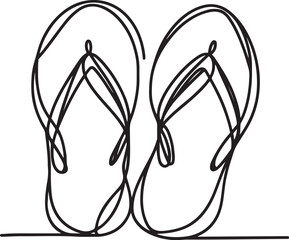 Flip flops icon design vector illustration