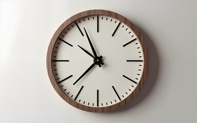 Deformed wall clock designed with simple details. High quality