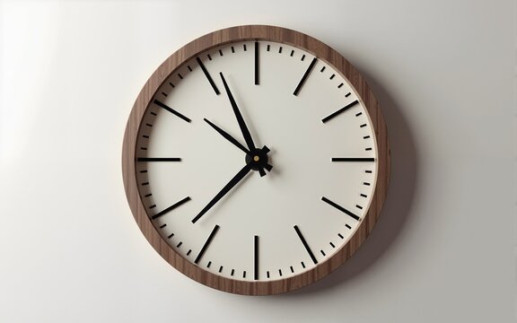 Deformed wall clock designed with simple details. High quality