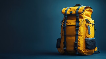 Explore the outdoors with a large capacity hiking backpack featuring a roll-top closure for secure storage and easy access during adventures