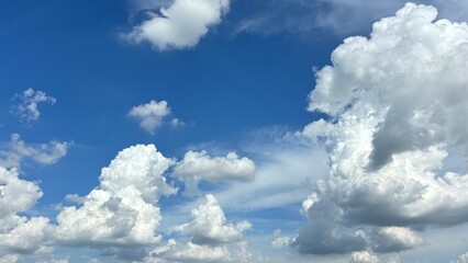 blue sky with clouds