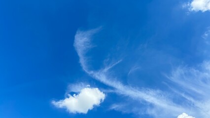 blue sky with clouds