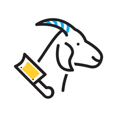 Vector multi color icon for Sacrifice