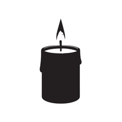 New candal minimize logo in silhouette.