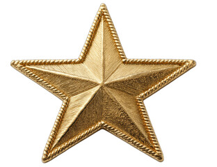 Fototapeta premium Gold star, detailed, textured