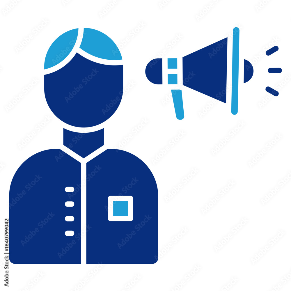 Aufkleber demo session icon element for design