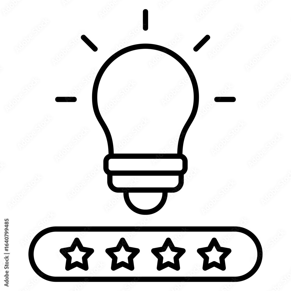 Poster idea score icon element for design