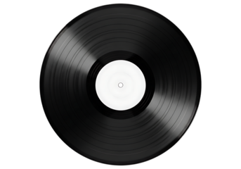 Vinyl record cut out